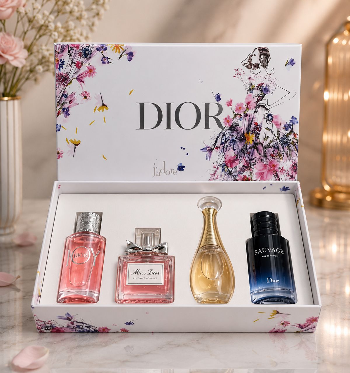 DIOR 4 IN 1 GIFT SET 4 Ă 30ML