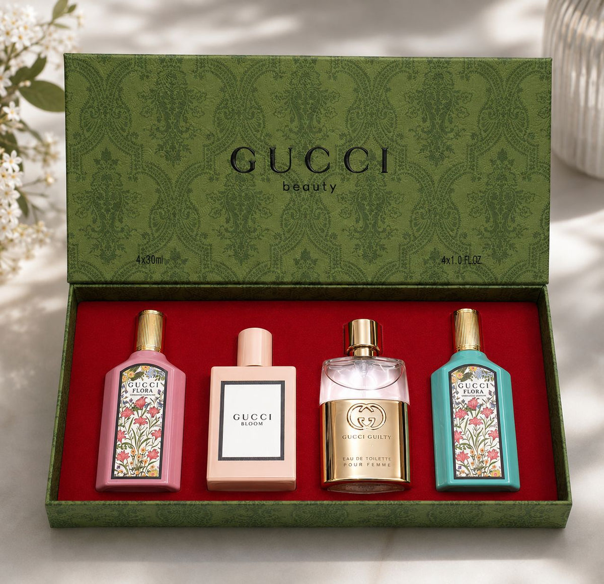 GUCCI 4 IN 1 GIFT SET 4 Ă 30ML