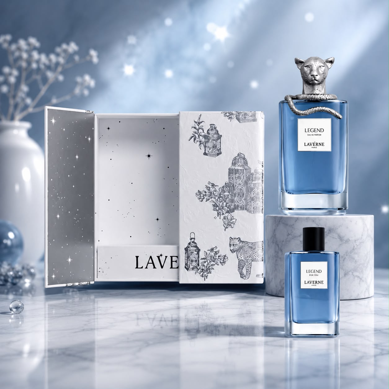 Laverne Legend Luxury Perfume & Hair Mist Gift Set – Long Lasting Fragrance