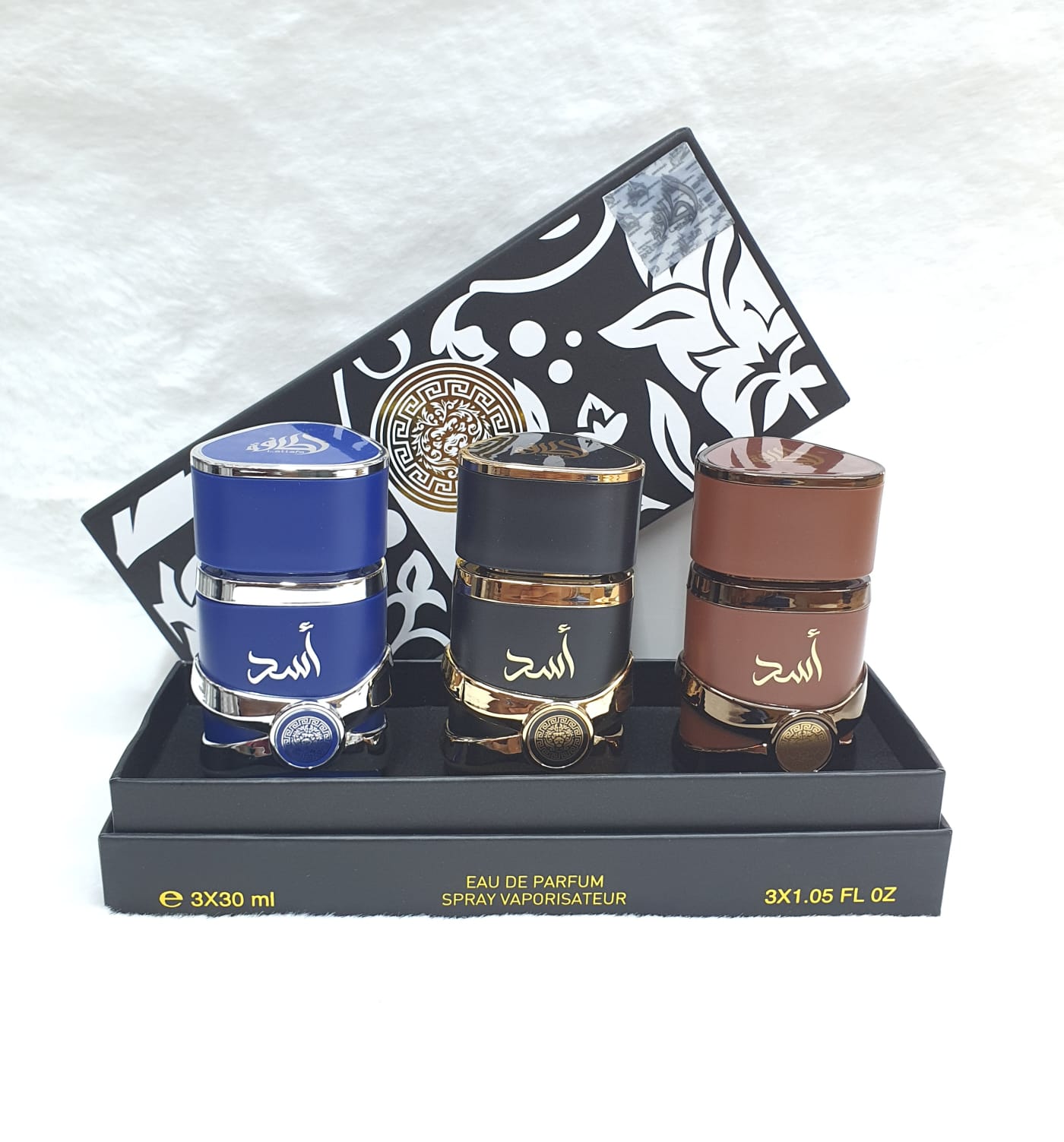 Lattafa Asad 3×30ml EDP Perfume gift set