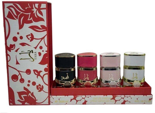 LATTAFA PERFUMES YARA SET (RED) 4*35 ml