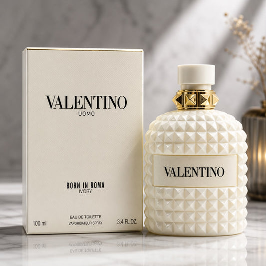 VALENTINO Uomo Born In Roma Ivory EDT 100ml-Hot Selling Fragnance